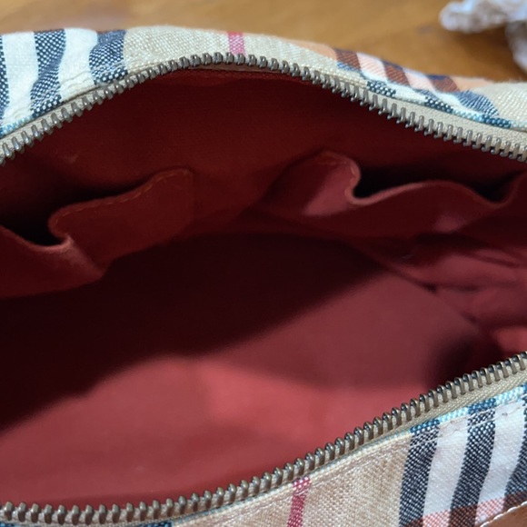 Authentic Burberry canvas plaid hobo - Picture 6 of 12